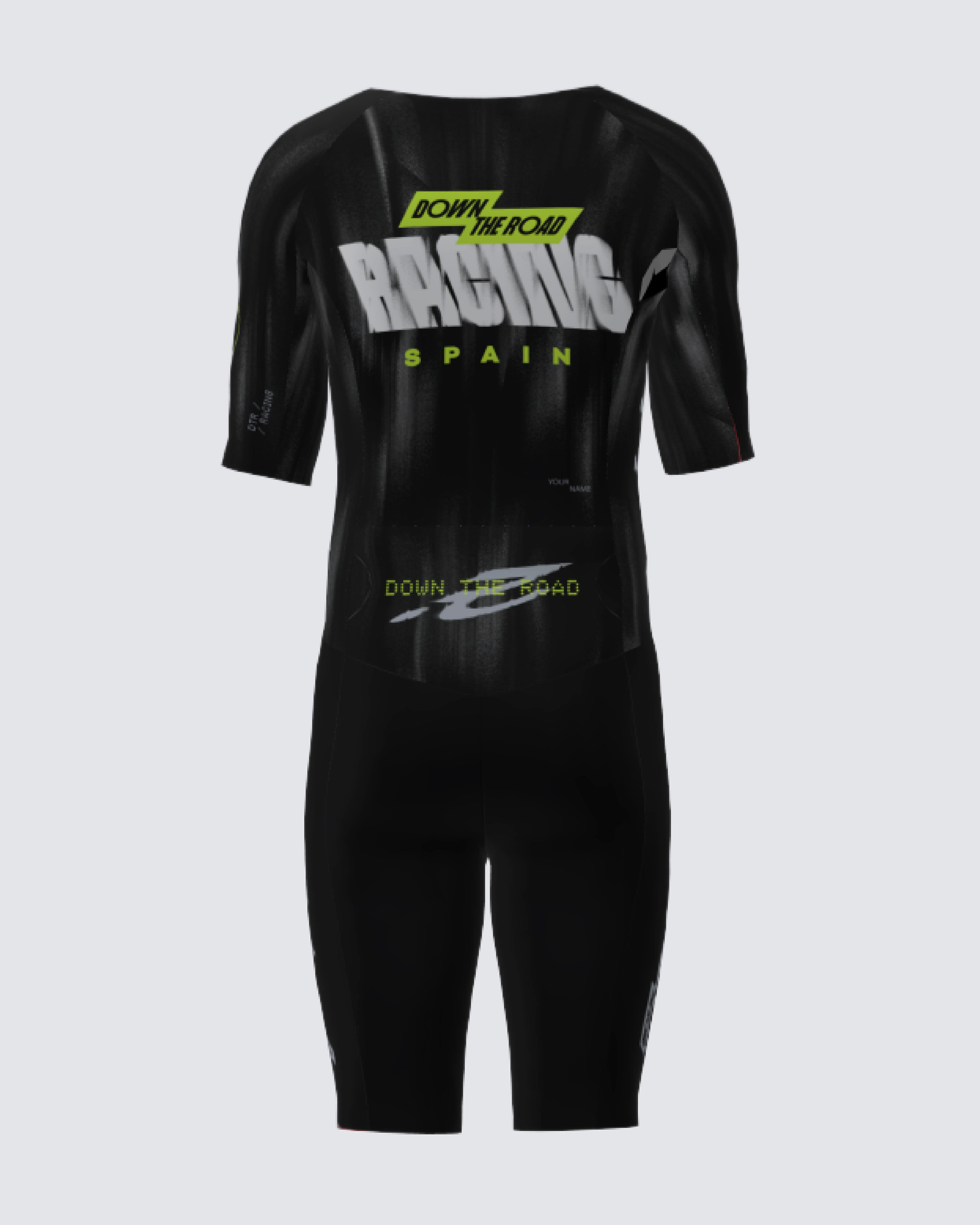 DTR Équipe de course noire - Combinaison aérodynamique Trisuit