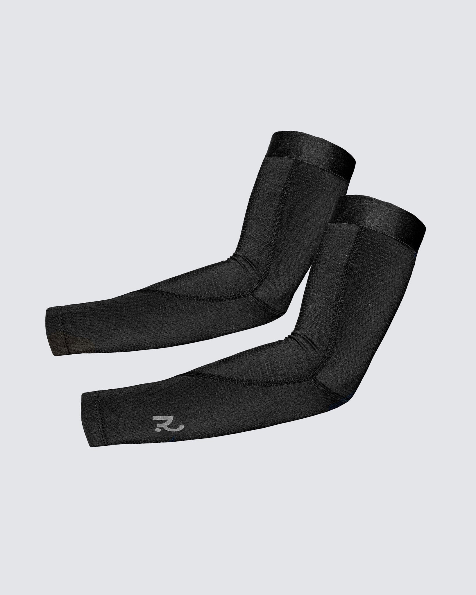black cycling arm warmers