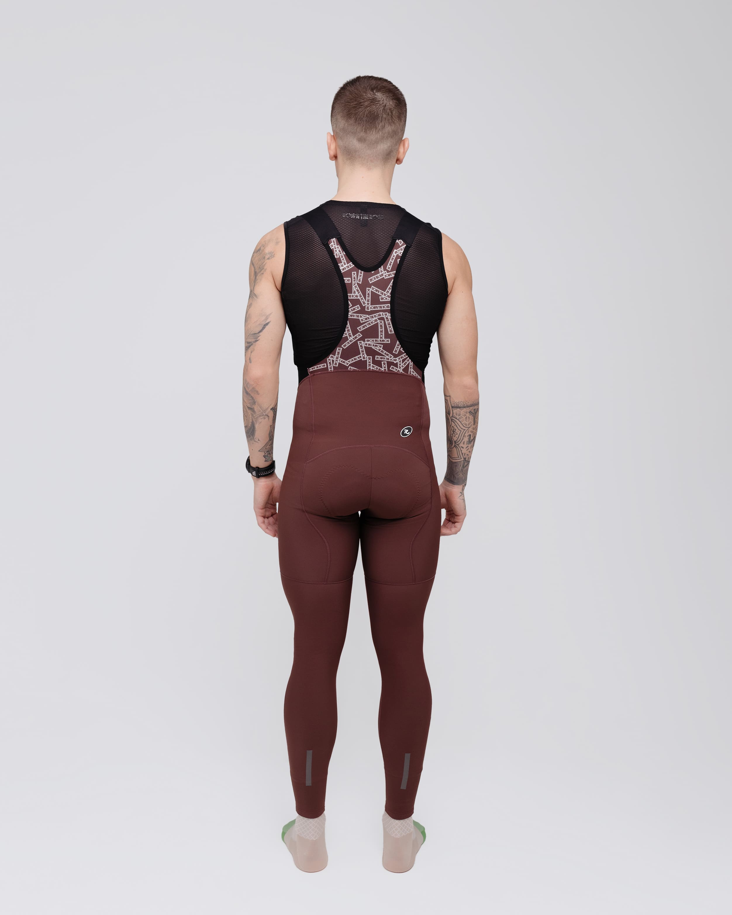 Mallas de tirantes élite para hombre - Marrón Tierra