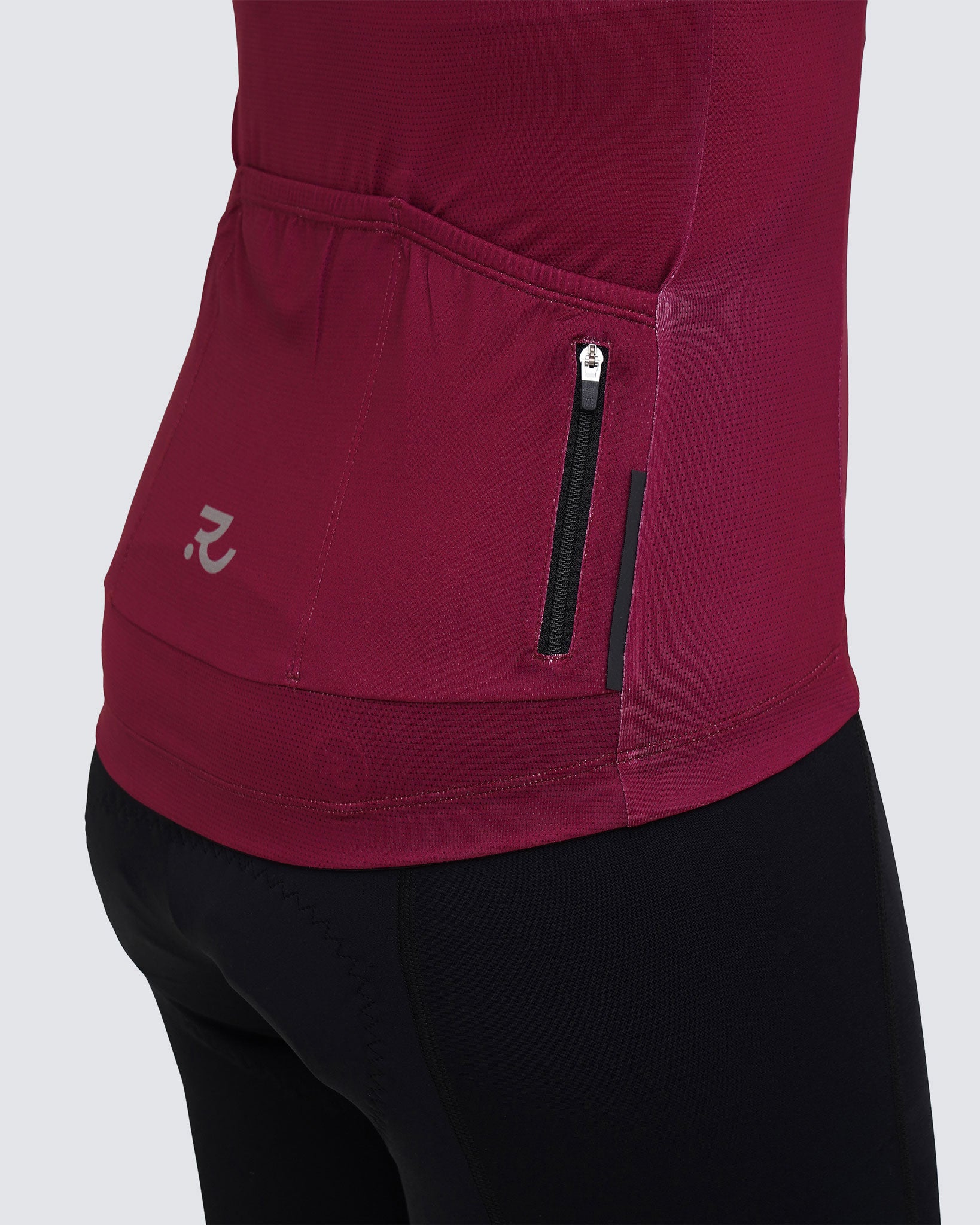 Italian Plum safety pocket close up