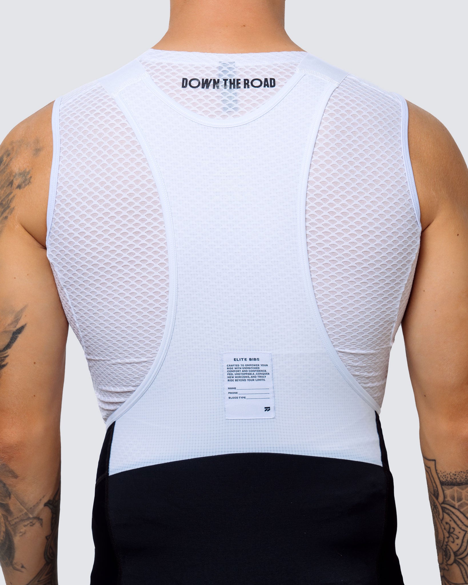 Men's Bibs - Elite White Laces