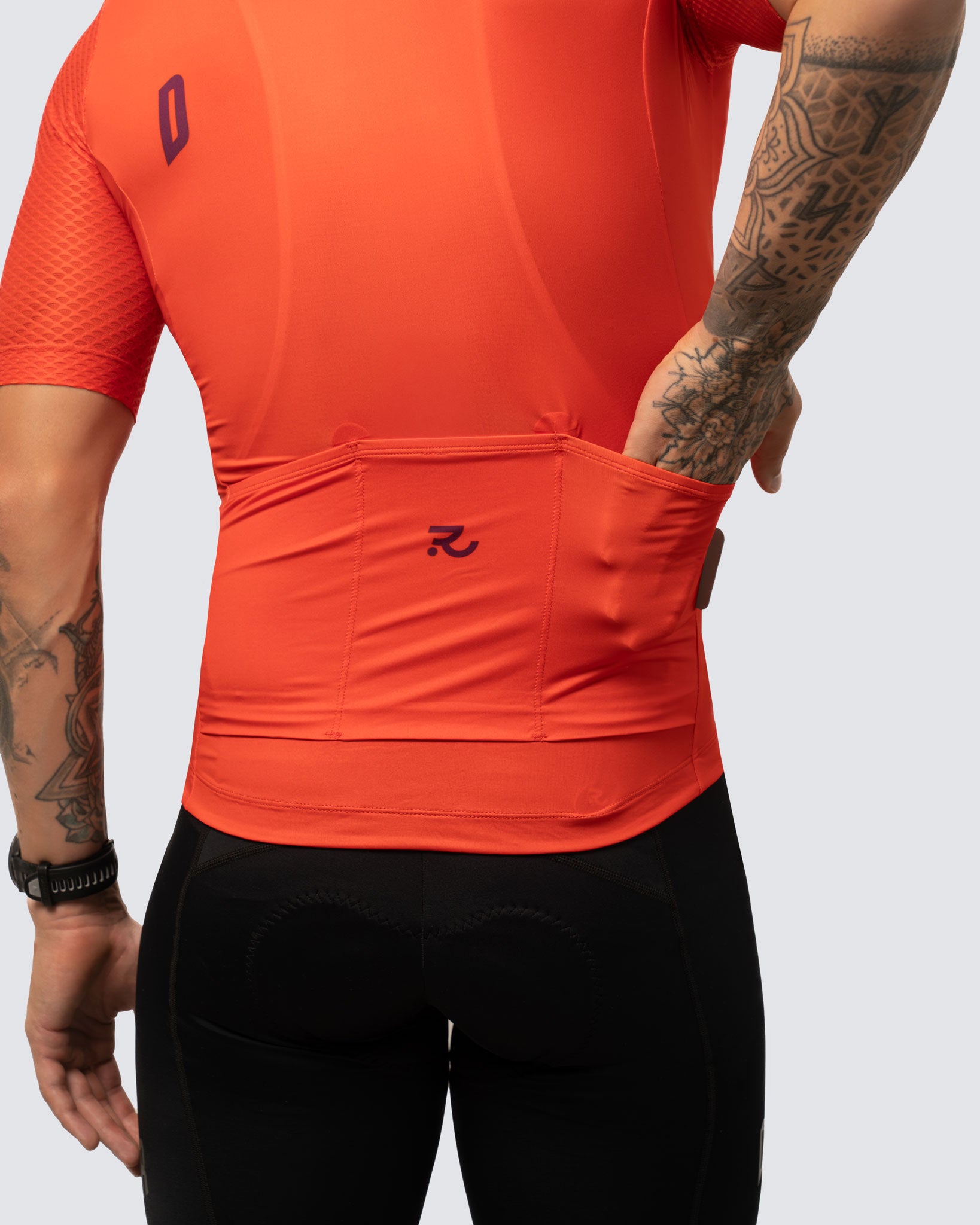 Paceline-jersey voor heren - levendig rood