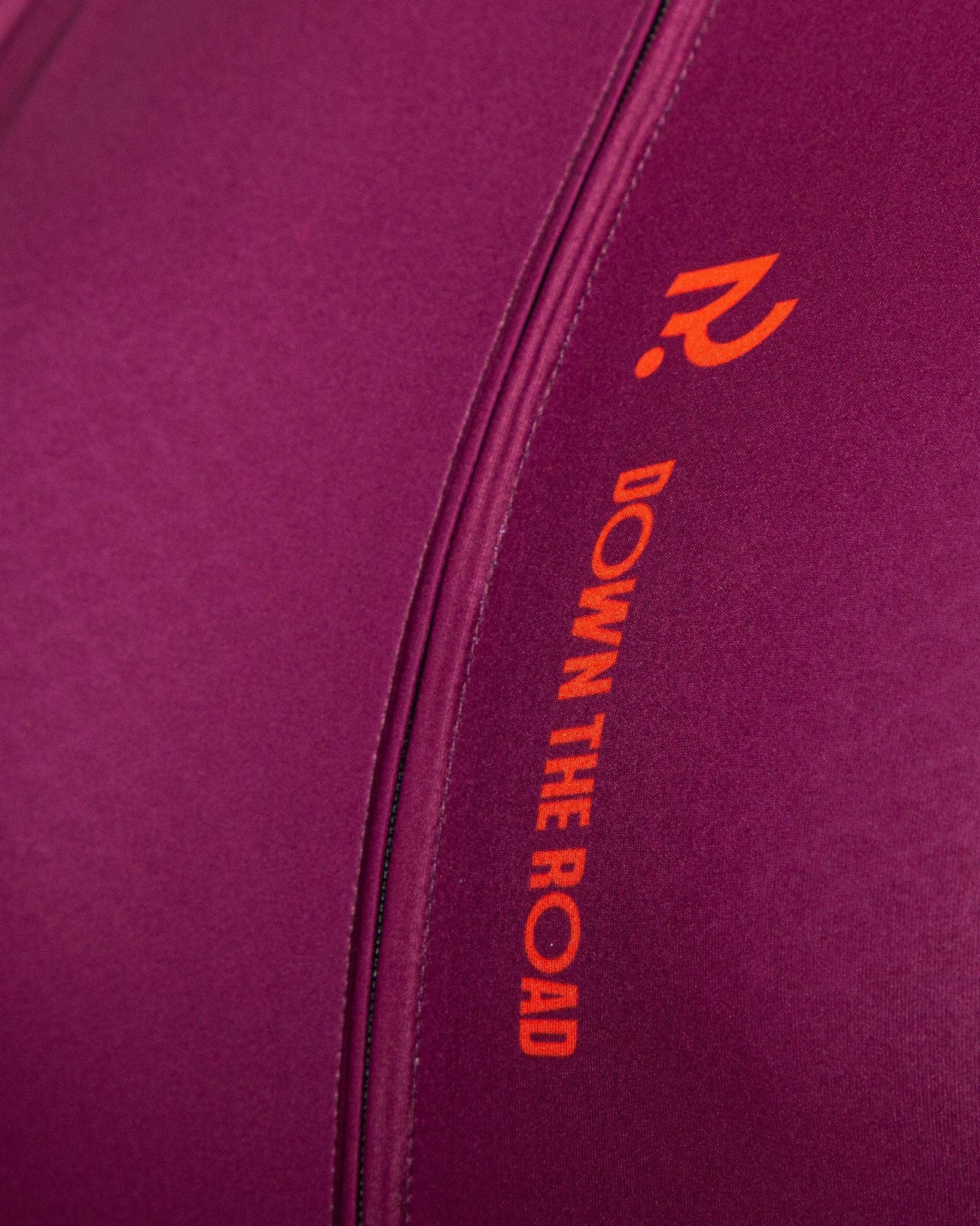 Plum & Orange jersey close up and details