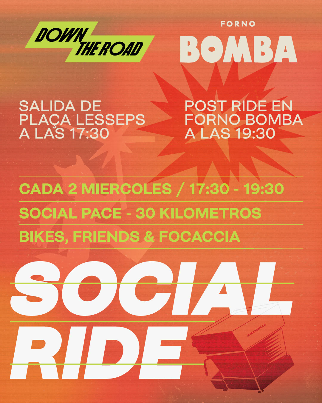 DTR X Forno Bomba - Social Ride