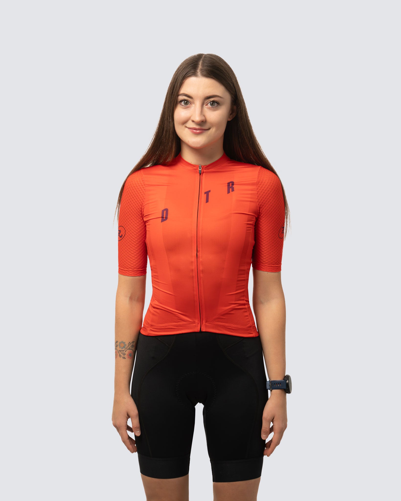 Paceline-jersey voor dames - levendig rood