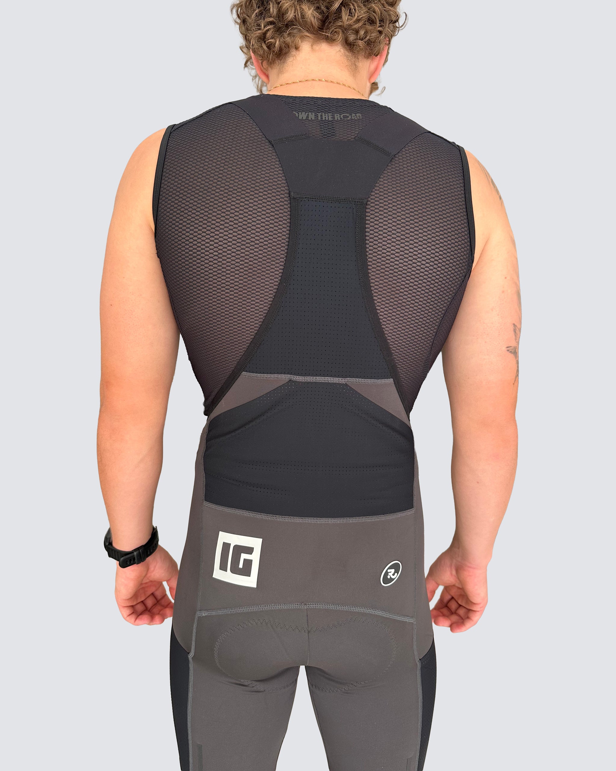 Bretelles de Carga em Gravel para Homens - Cinza Pedra