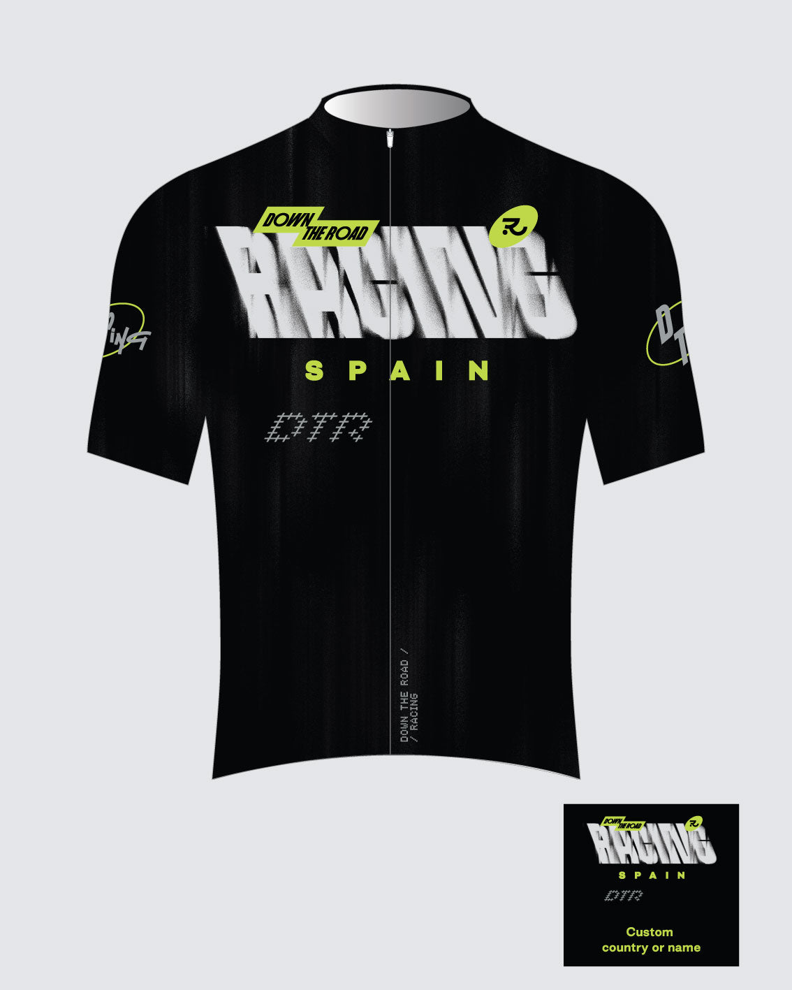 DTR Racing Team Noir - Maillot de cyclisme