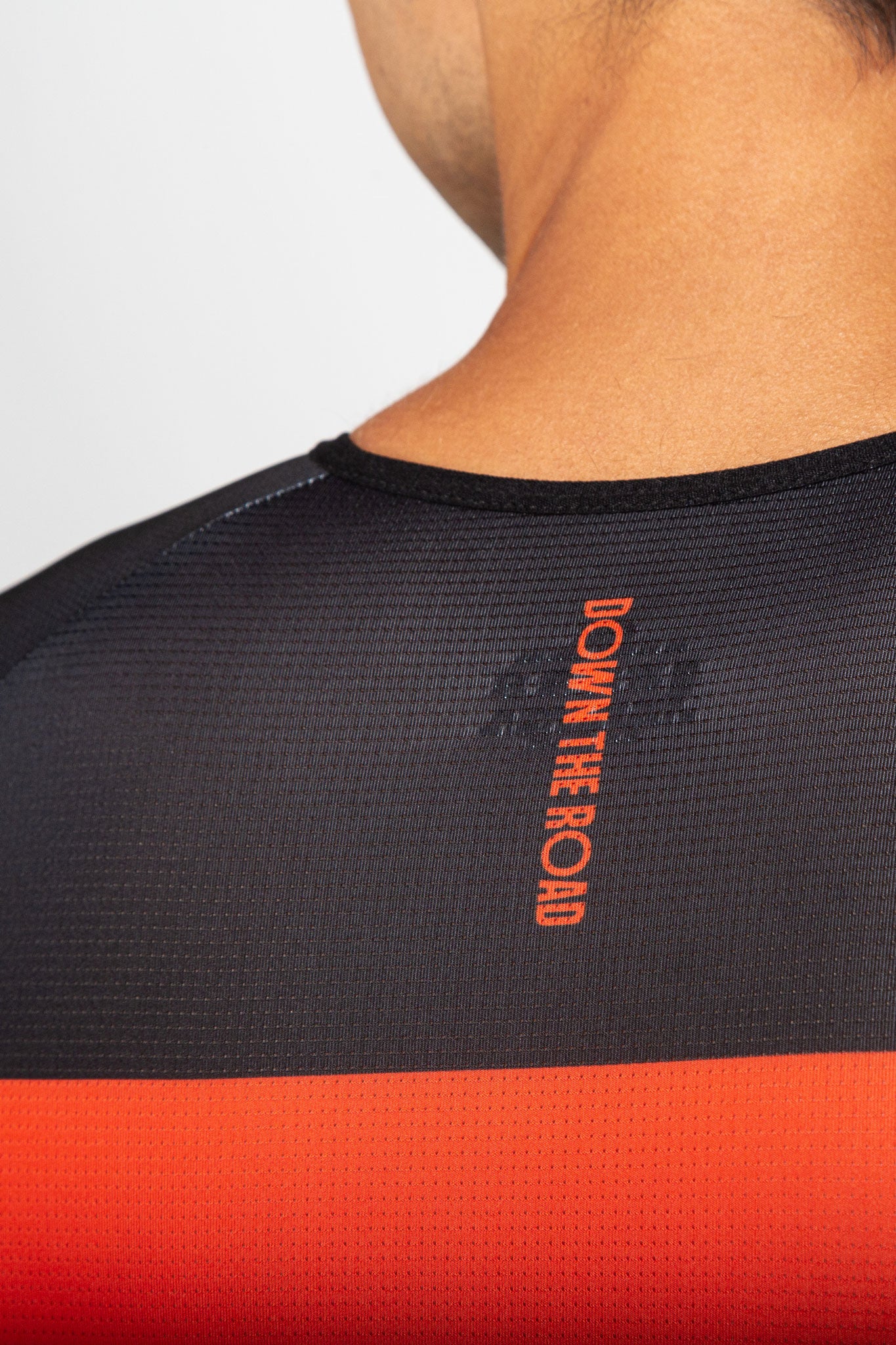 close up to aero breakaway trisuit