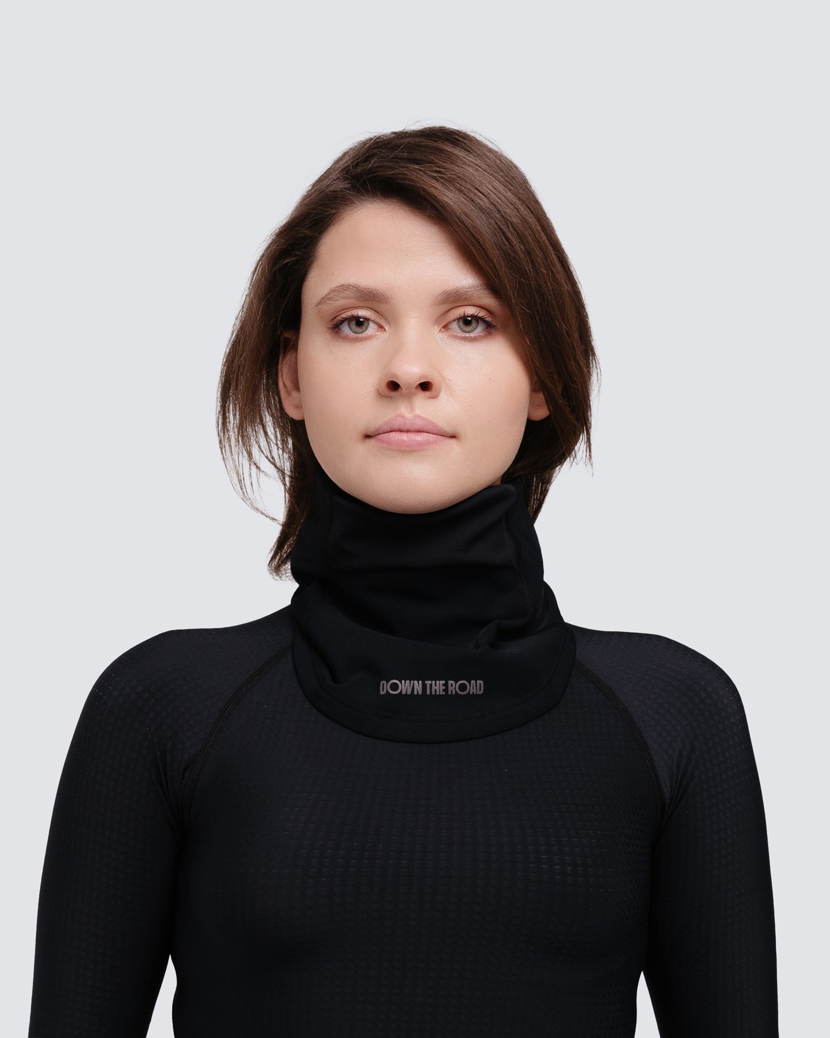 Winter-Gesichtsmaske - Racing Schwarz