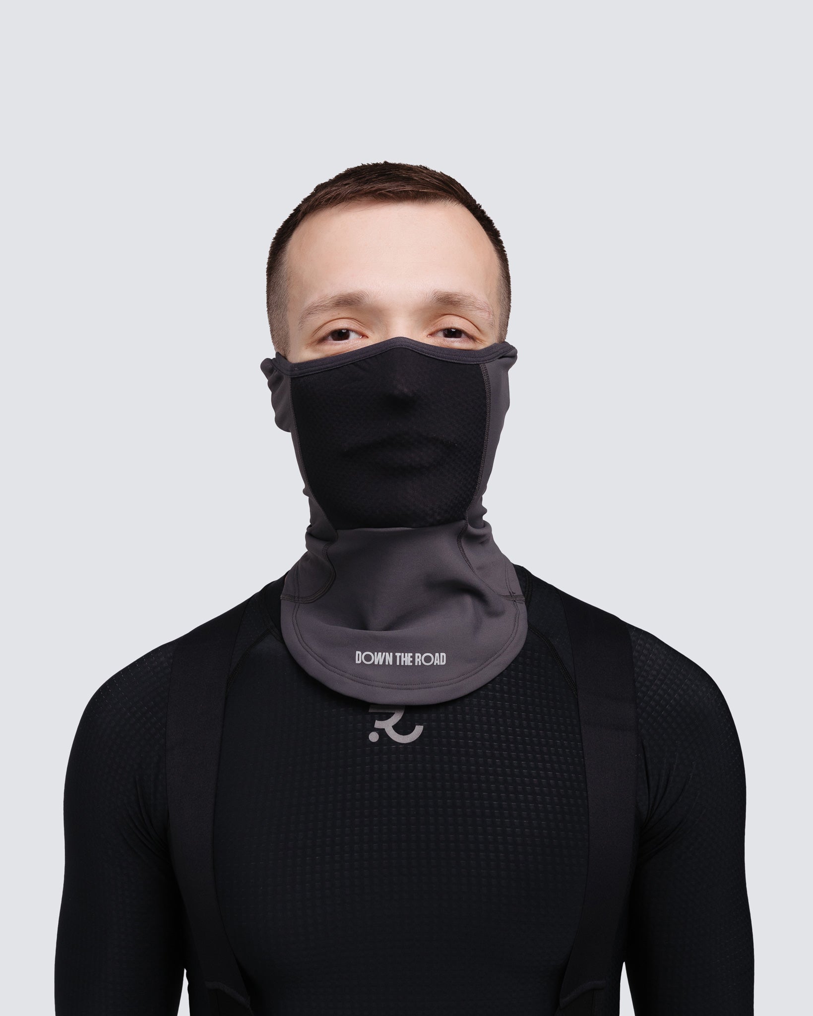 Masque de visage d'hiver - Gris pierre