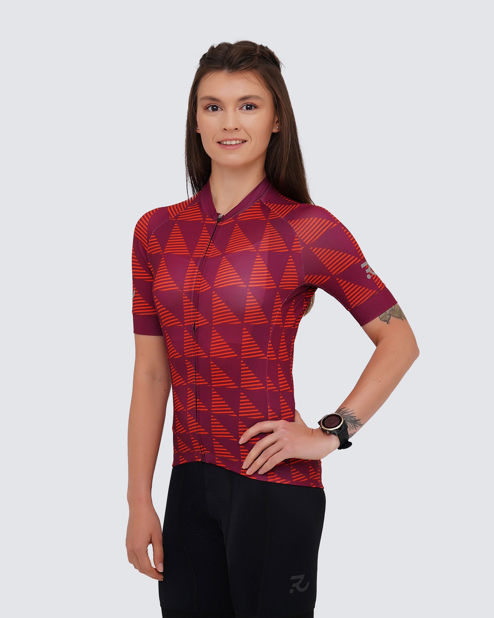 lead out italian plum women jersey front view