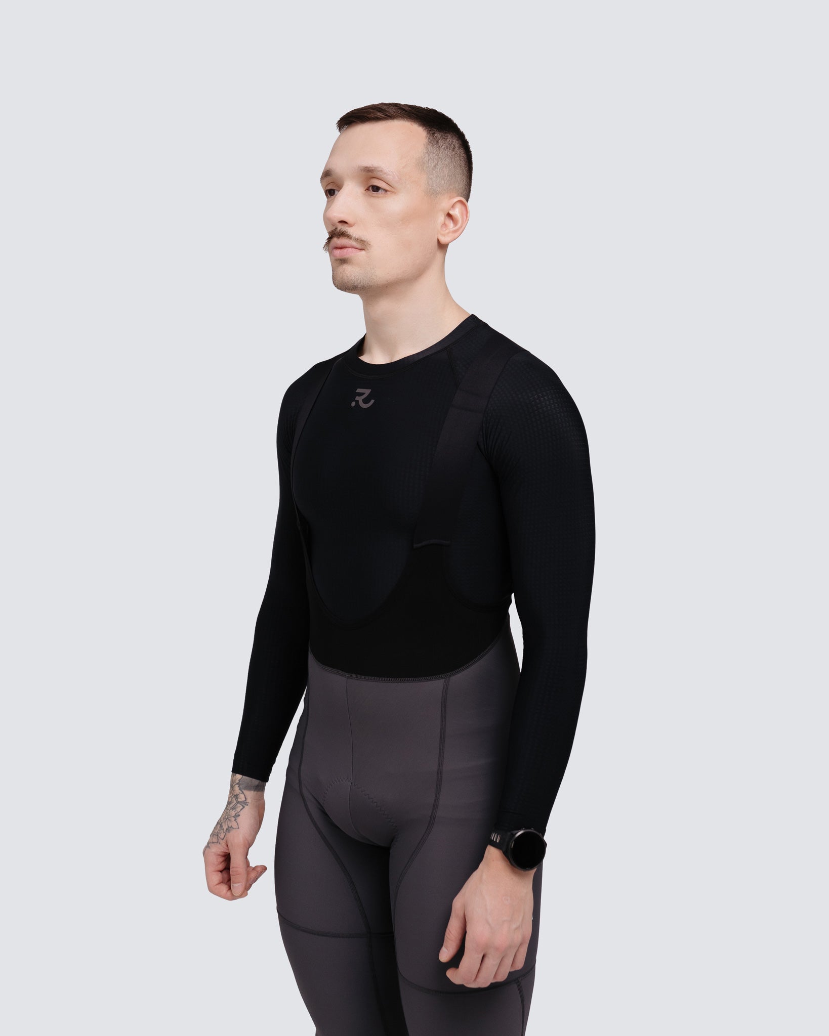 Camiseta Interior Térmica Hombre - Negro Base