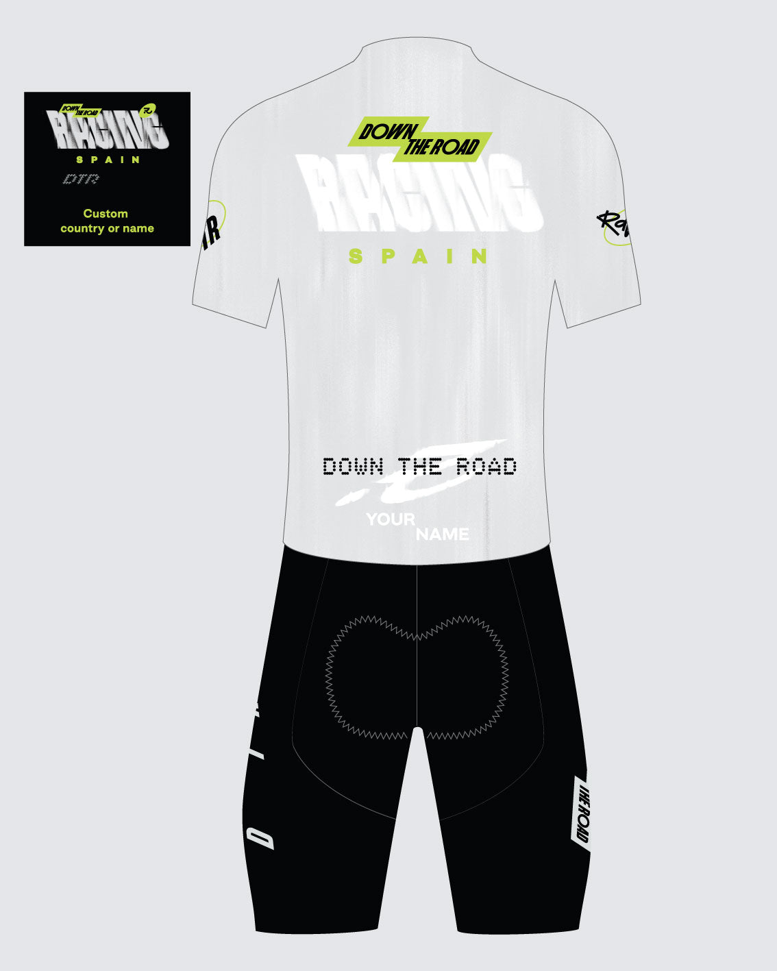 DTR Racing Team Weiß - Aero Trisuit