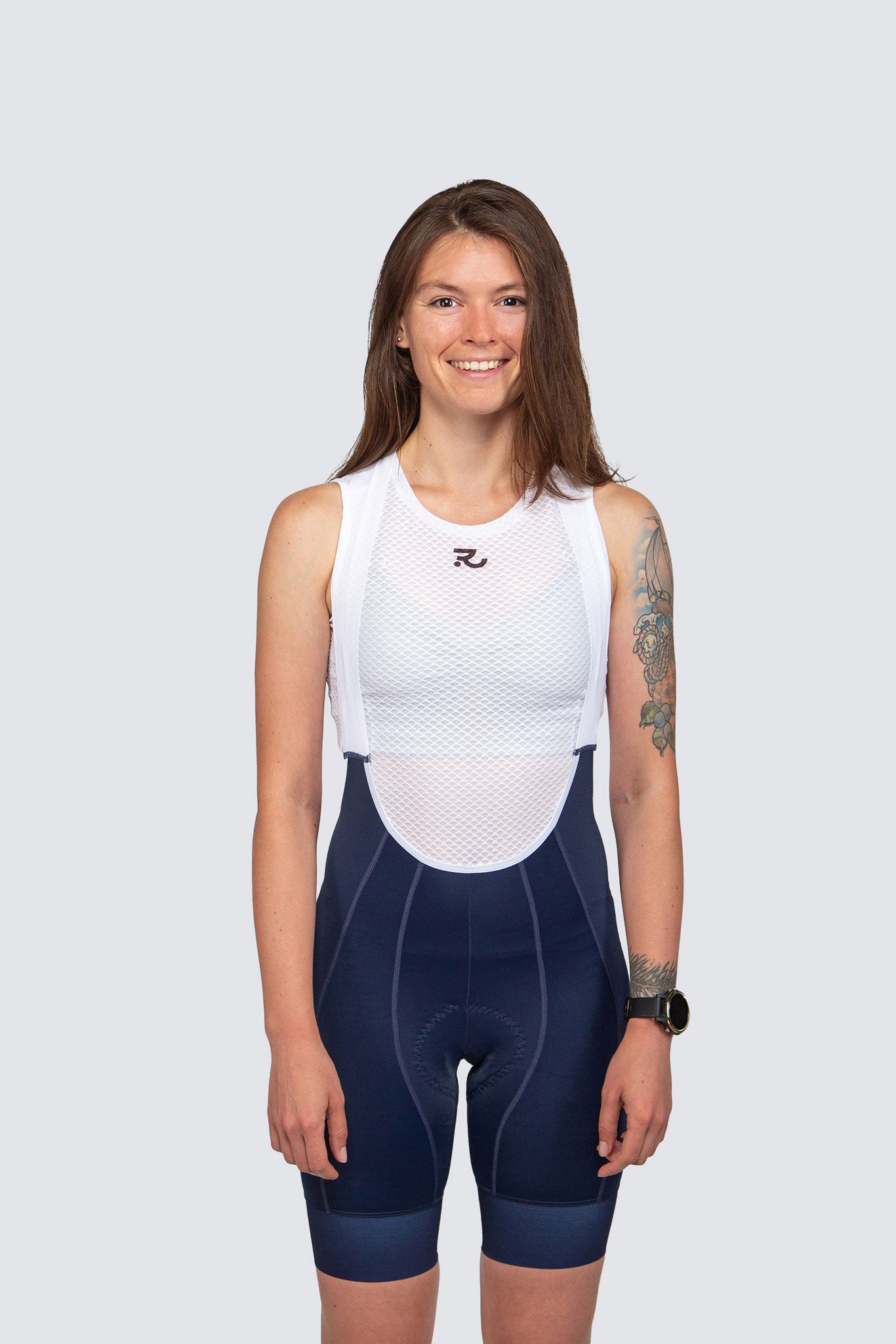 front woman white base layer