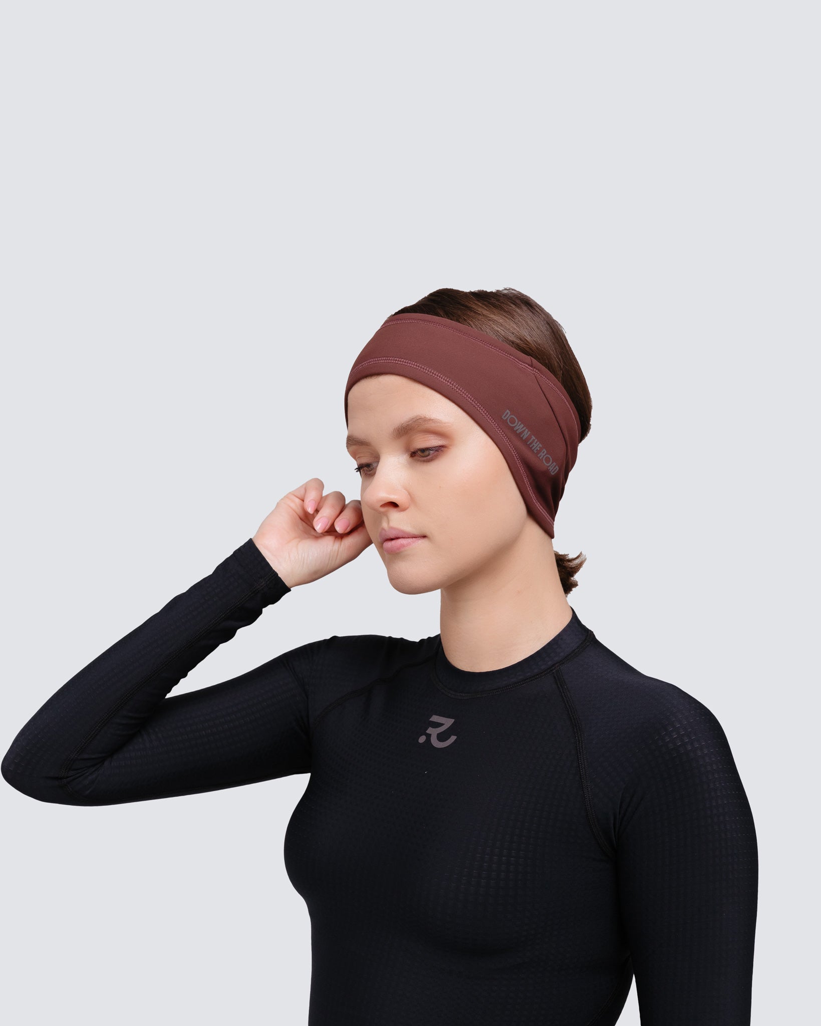Winter-Stirnband - Terra Braun