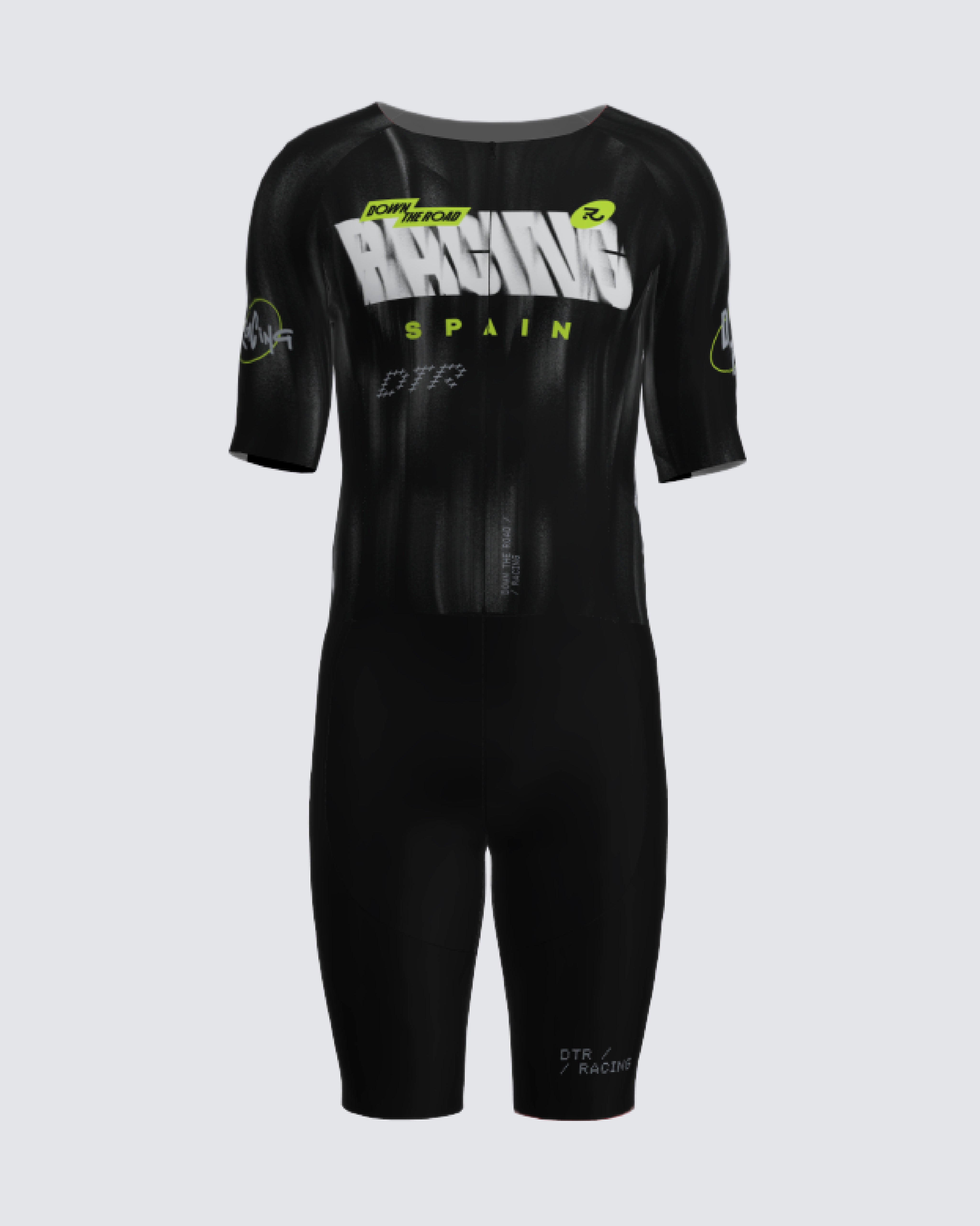 DTR Équipe de course noire - Combinaison aérodynamique Trisuit