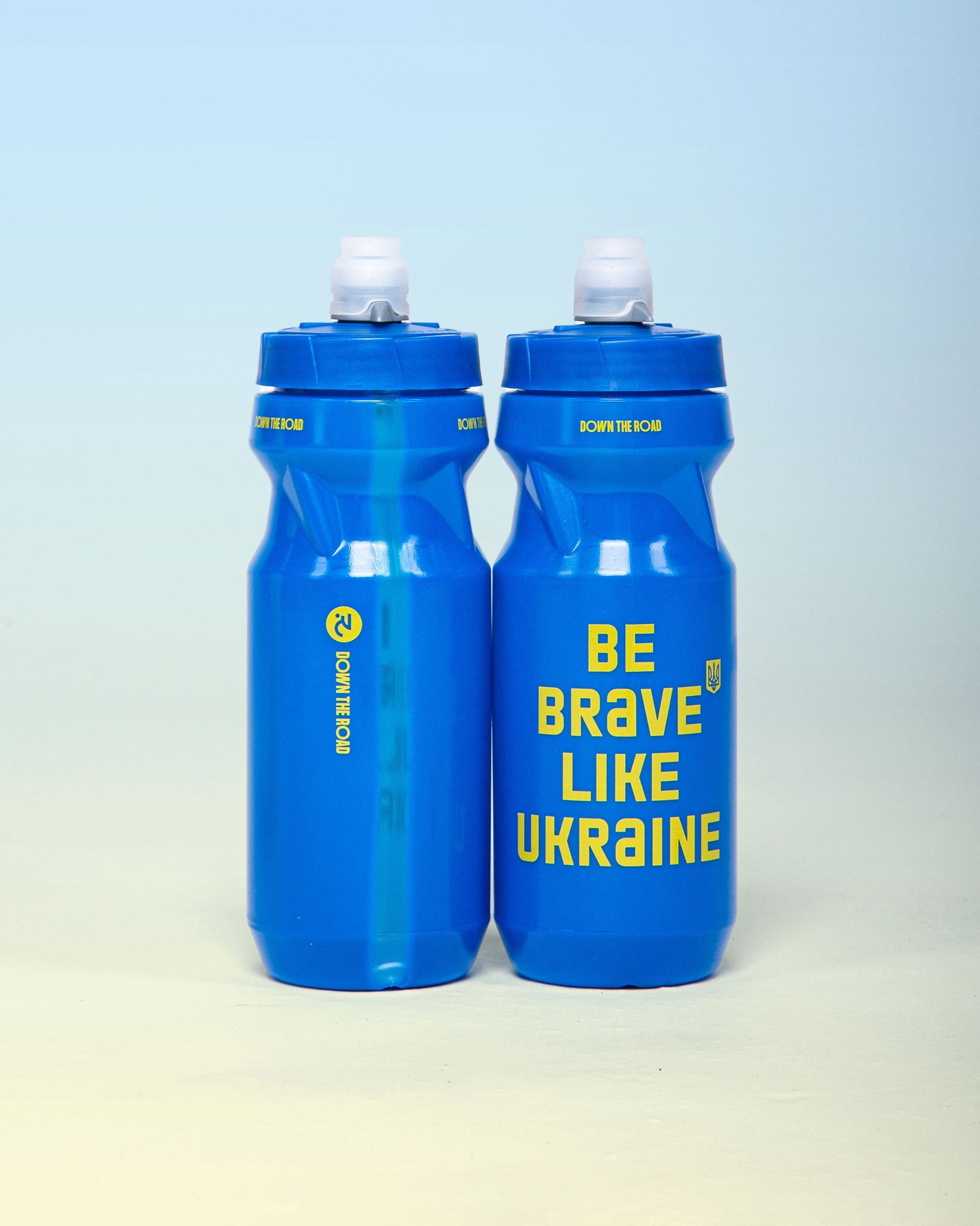be brave like ukraine cycling bottle