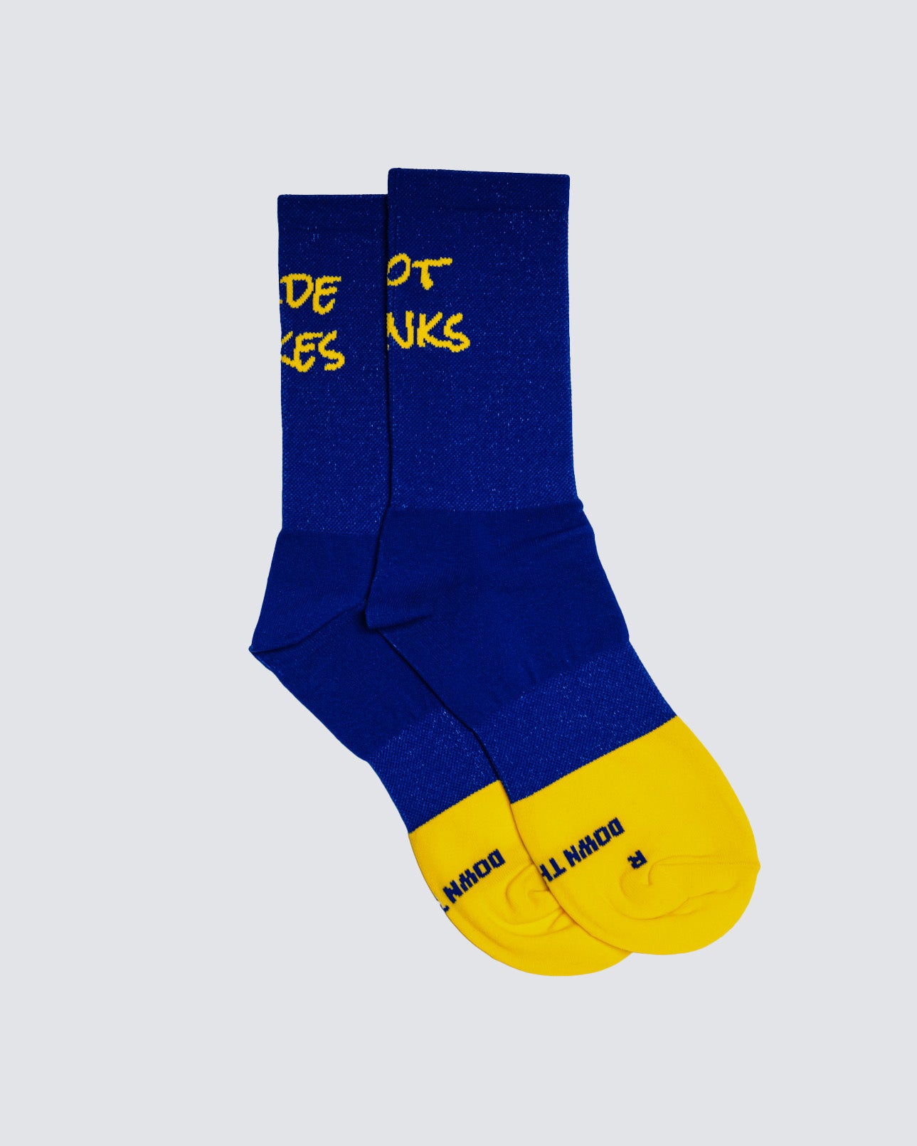 Ukraine socks - Ride Bikes Not Tanks