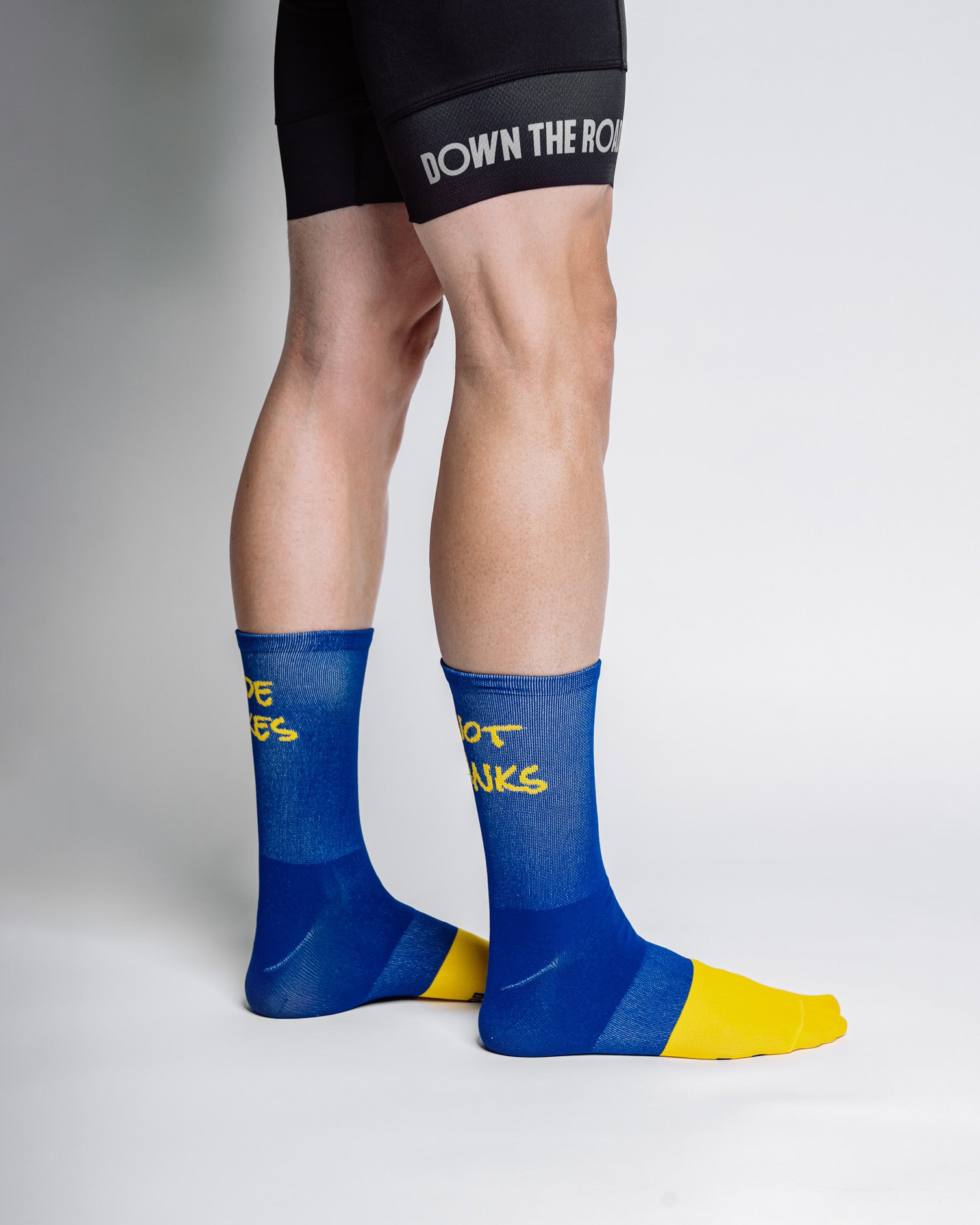 Ukraine socks - Ride Bikes Not Tanks