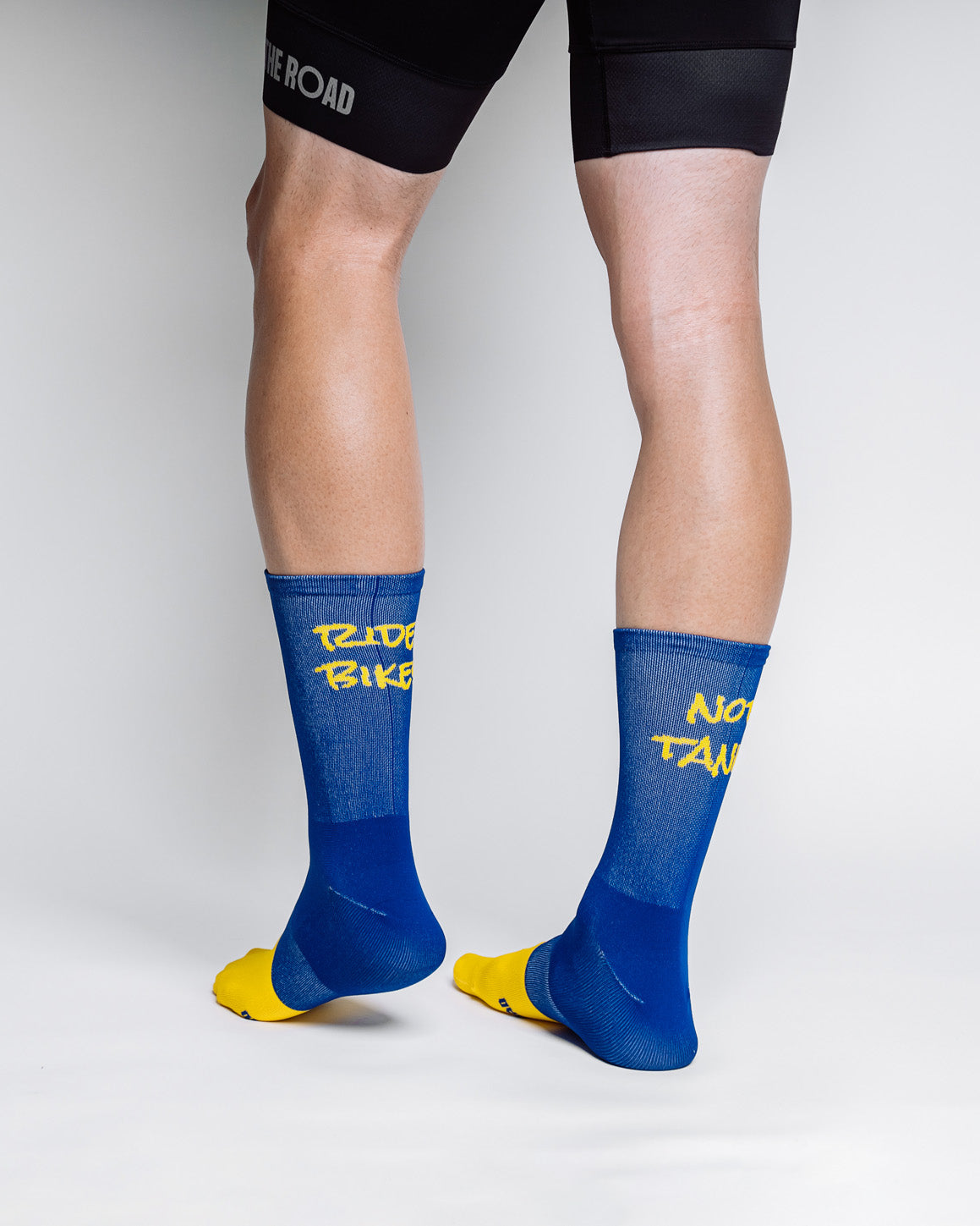 Ukraine socks - Ride Bikes Not Tanks