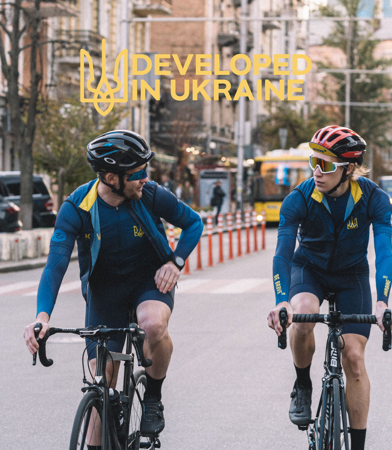 cyclists in kyiv