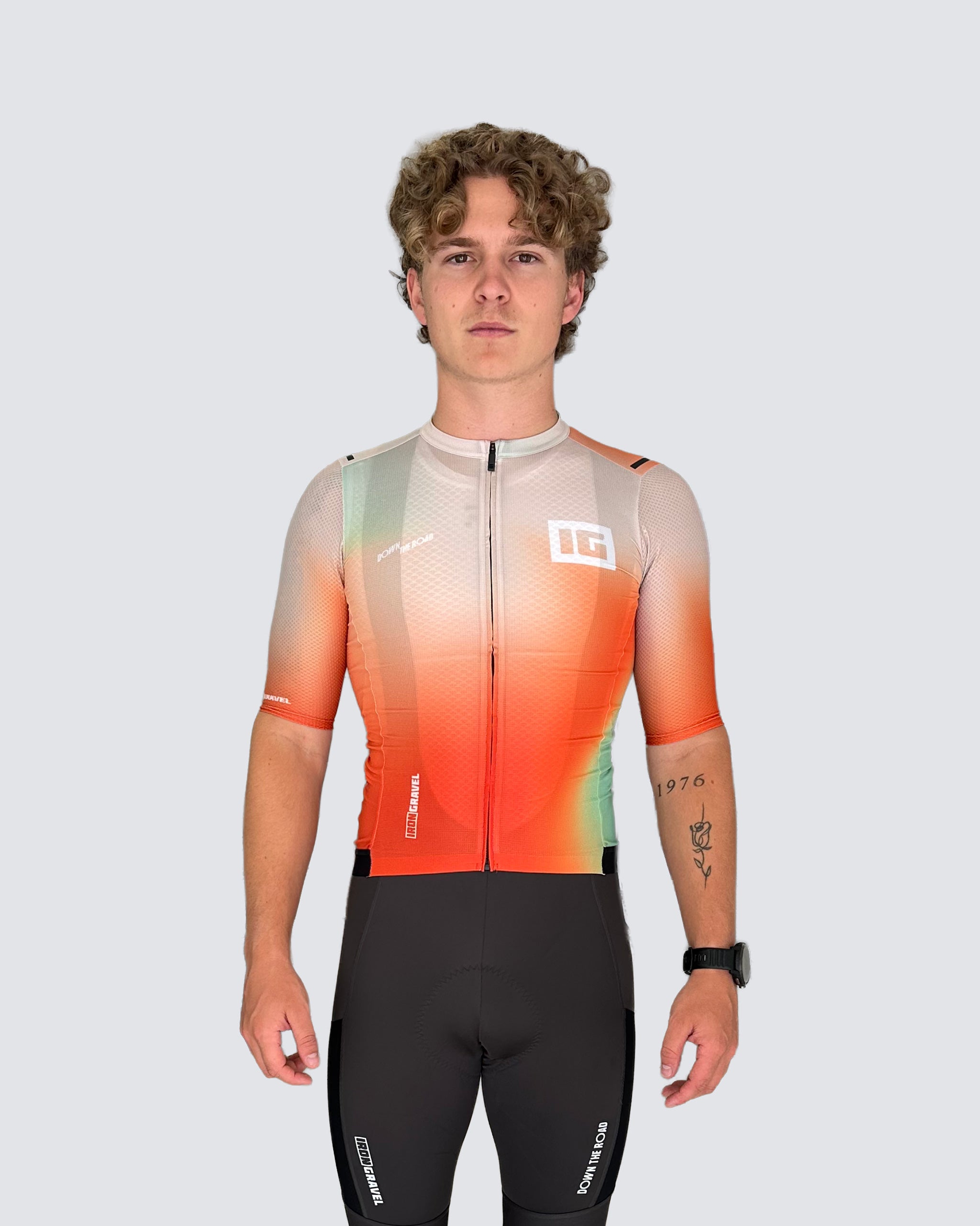 Camisola de Resiliência Masculina - Castanho e Cinza