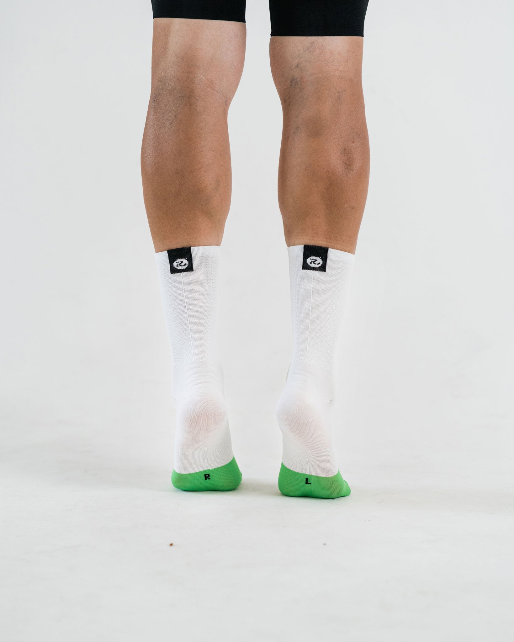 white cycling socks for men