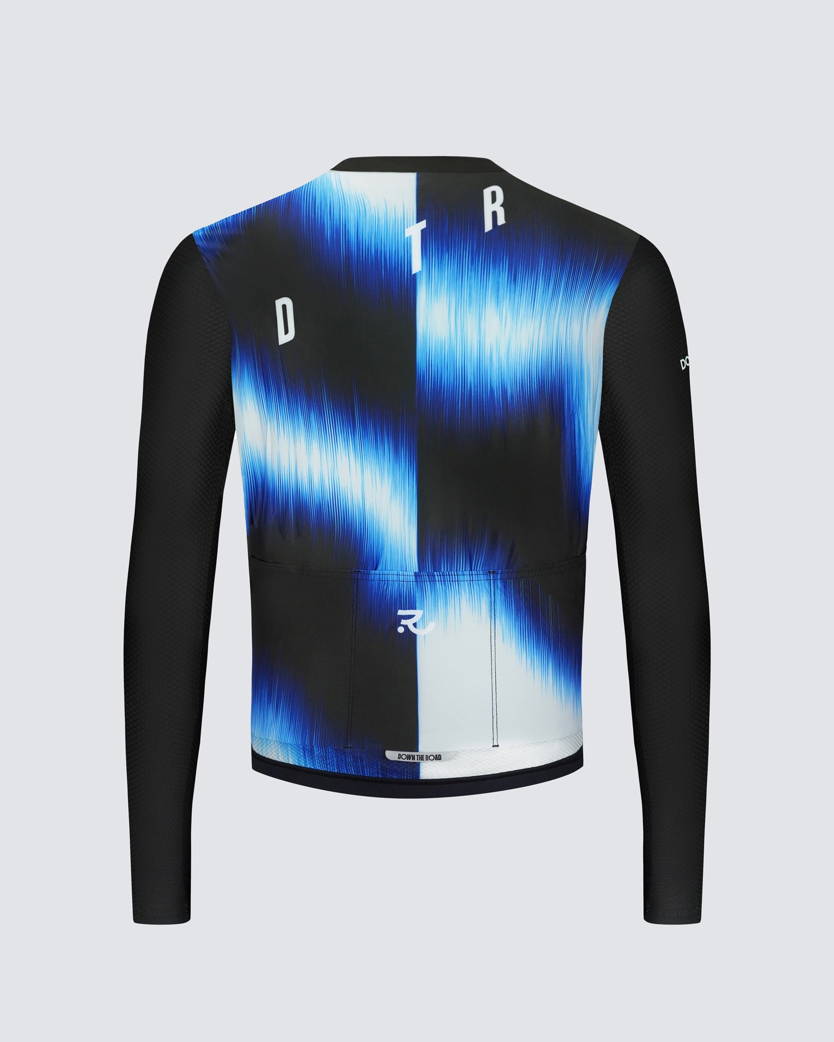 Men's Resilience Long Sleeve Jersey - Blue and Black