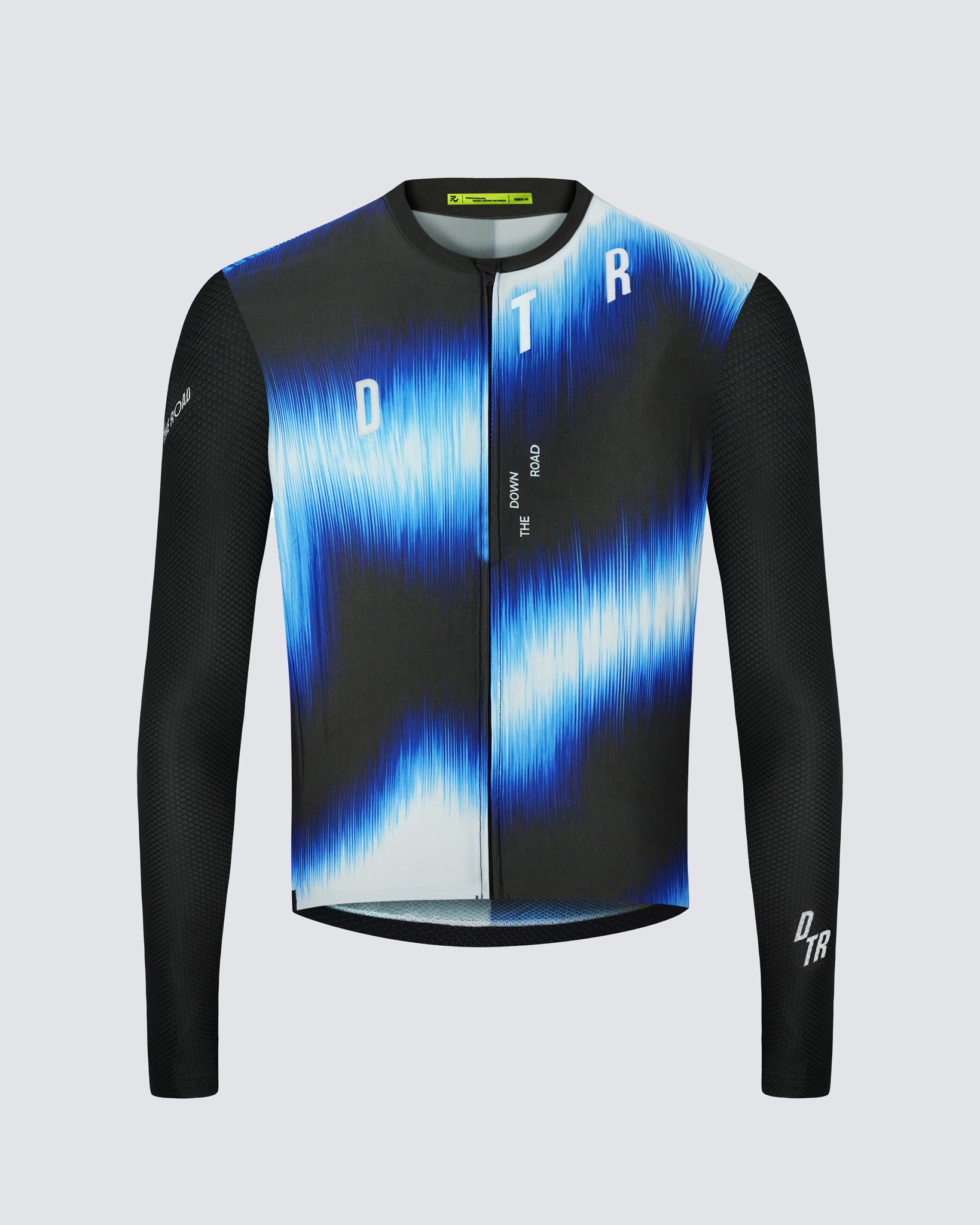 Men's Resilience Long Sleeve Jersey - Blue and Black