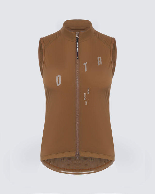 Women's Paceline Vest - Chestnut Brown