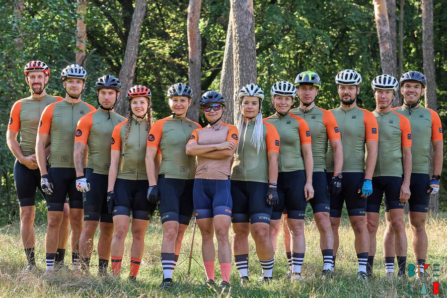 MTB team kit in custom DTR kit