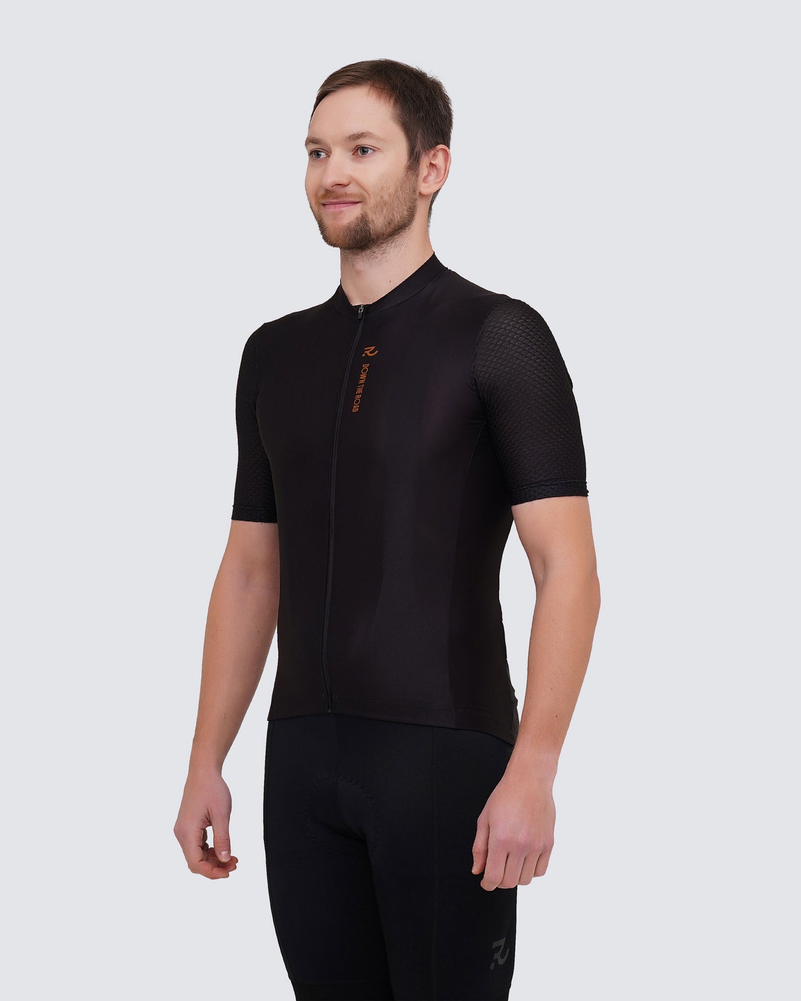 racing black men cycling jersey side view