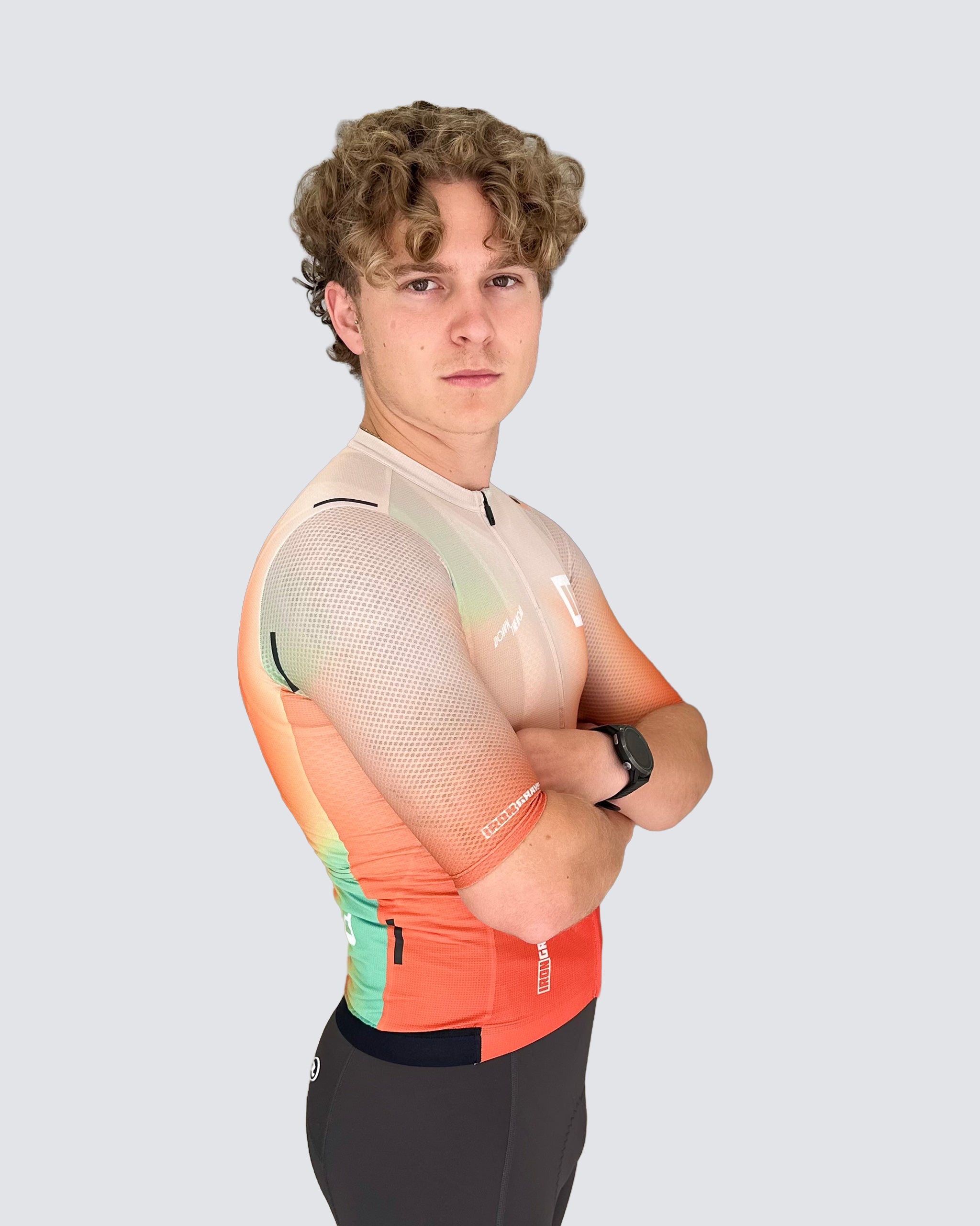 Camisola de Resiliência Masculina - Castanho e Cinza
