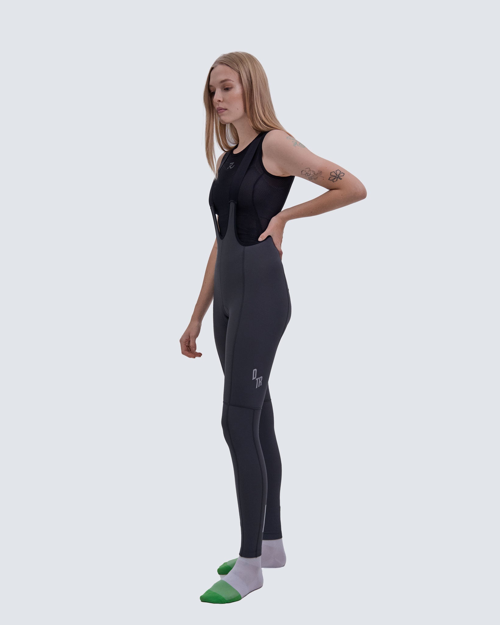 Women's Elite Bib Tights - Stone Grey