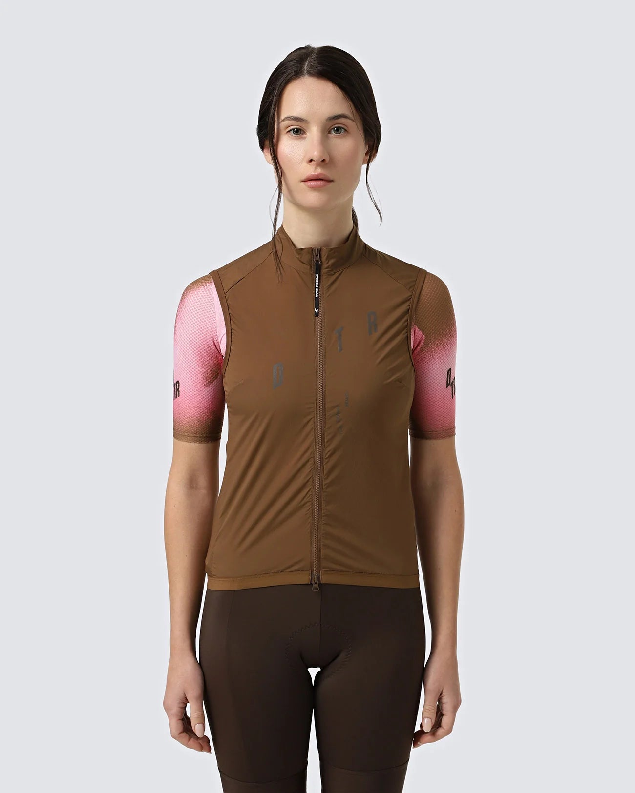 Dames Paceline Vest - Kastanjebruin