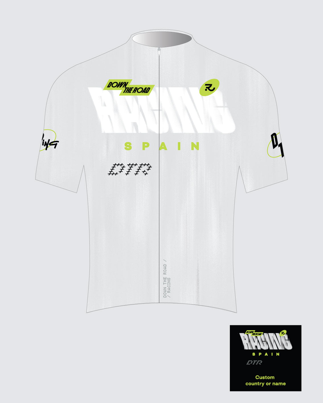 DTR Racing Team Weiß - Radtrikot