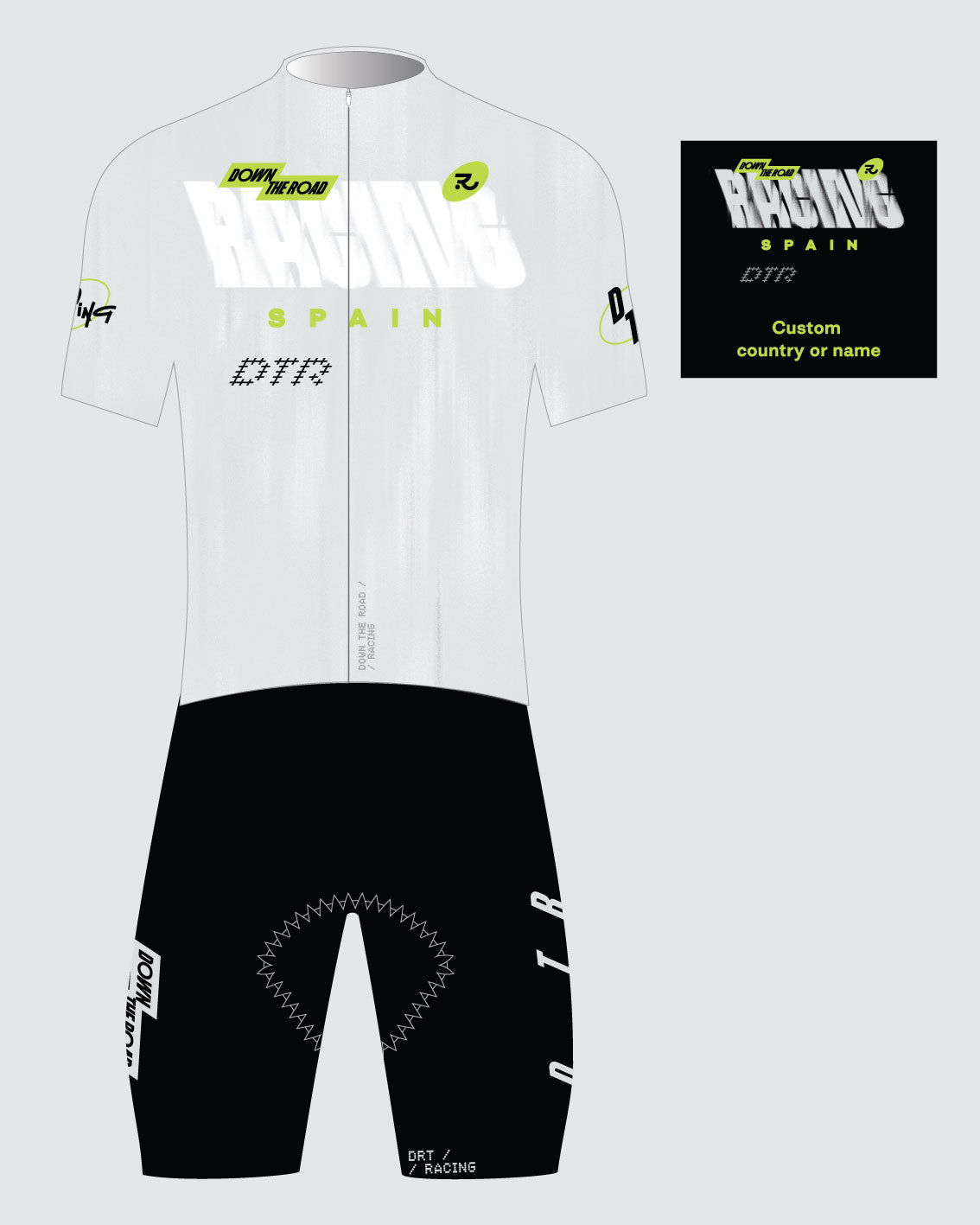 DTR Racing Team Weiß - Aero Trisuit