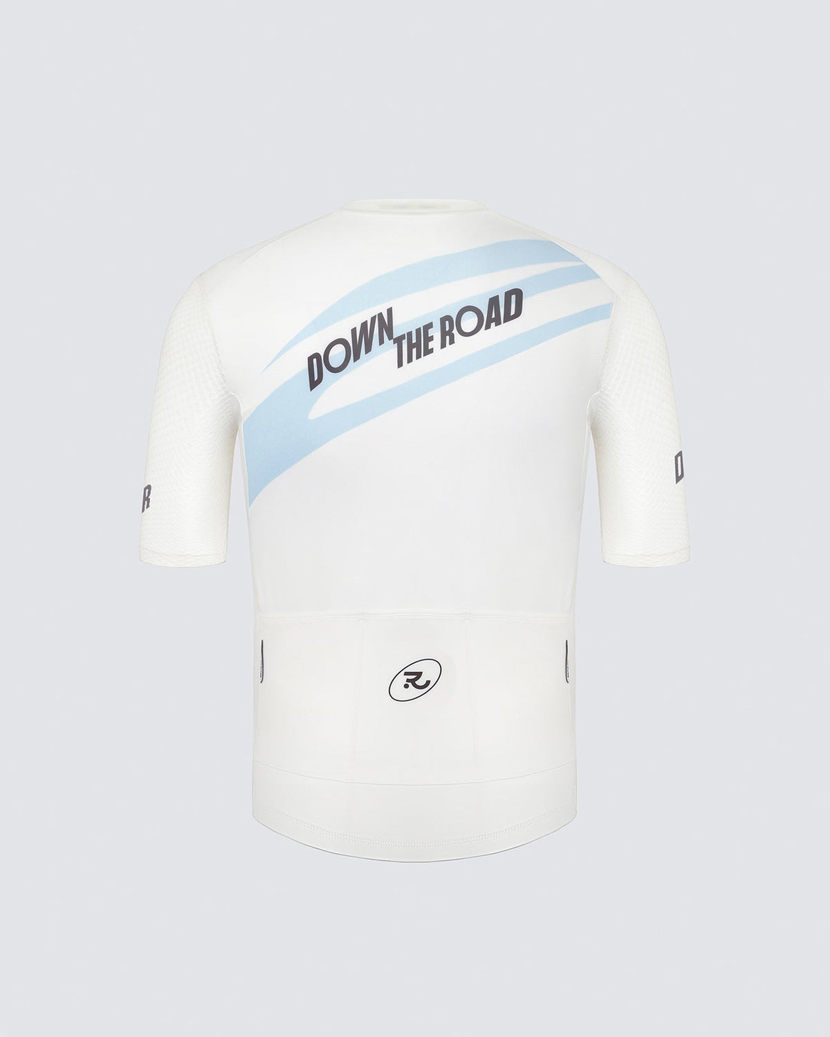 Men's Motion Jersey - Beige and Blue, back
