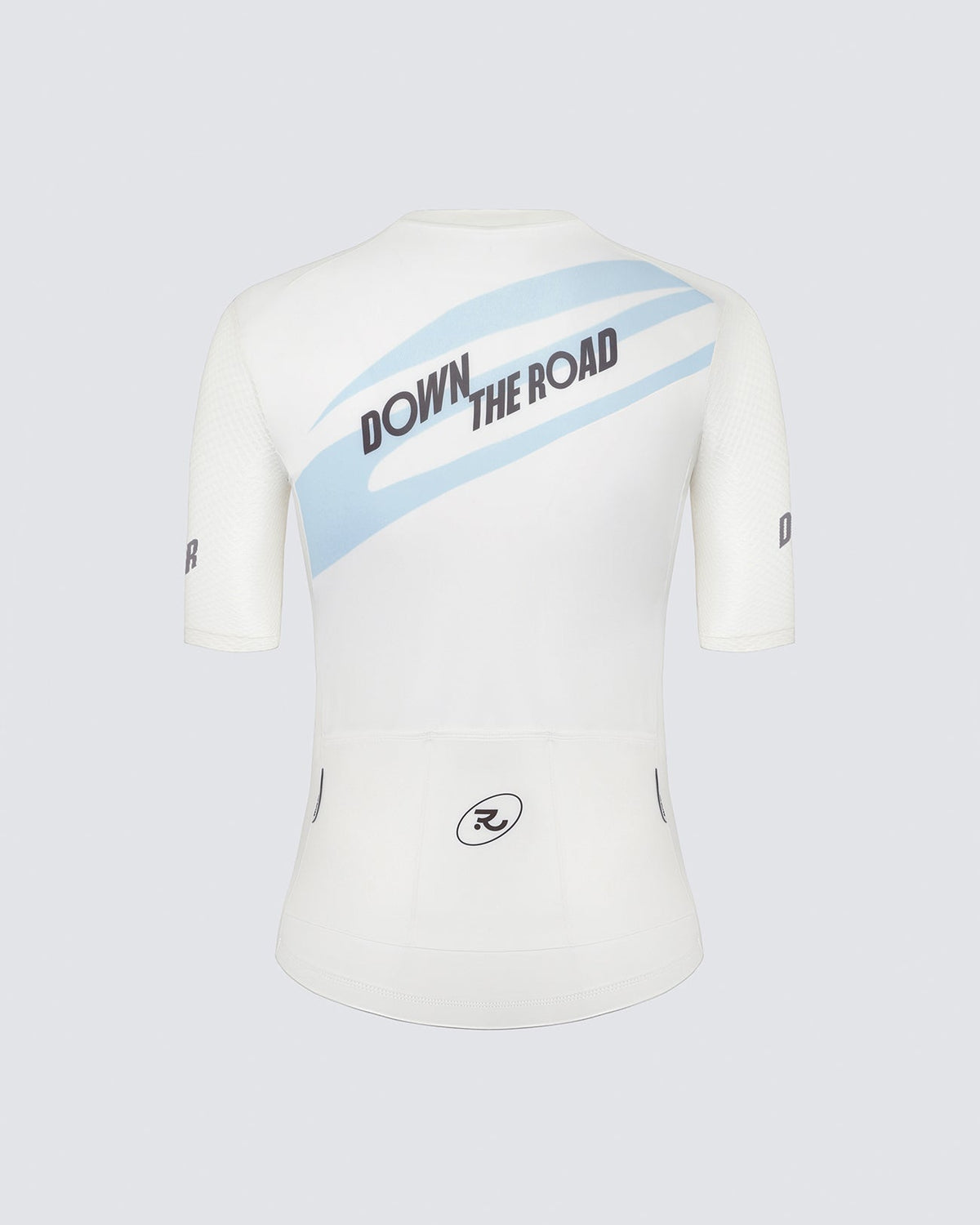 Women's Motion Jersey - Beige and Blue, back