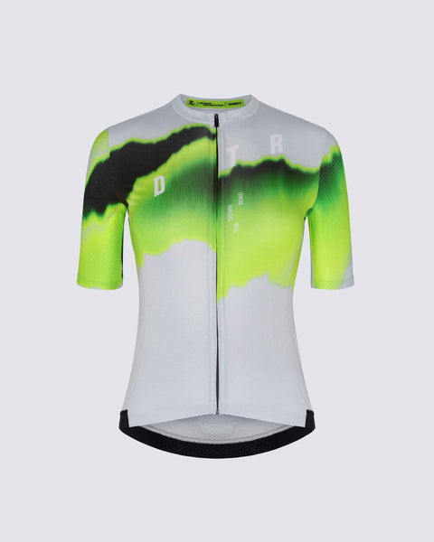 Women's Emerge Jersey - Grey and Green - DTR CC