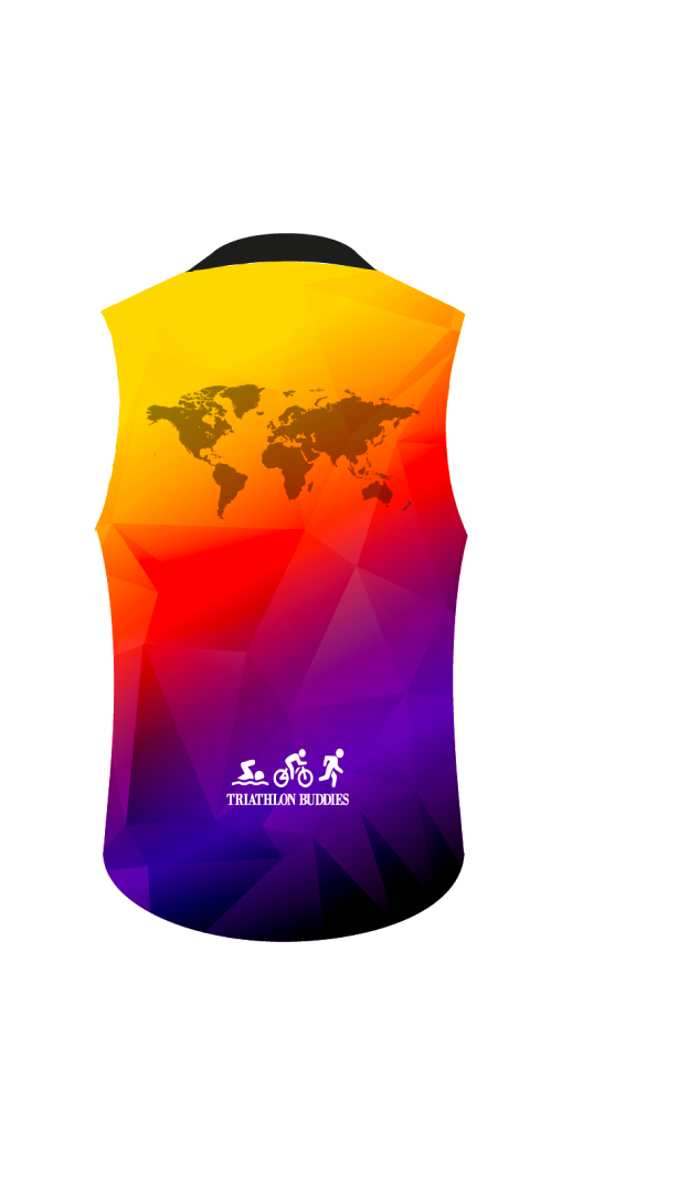 Camiseta sin mangas personalizada Triathlon Buddies - Hombre